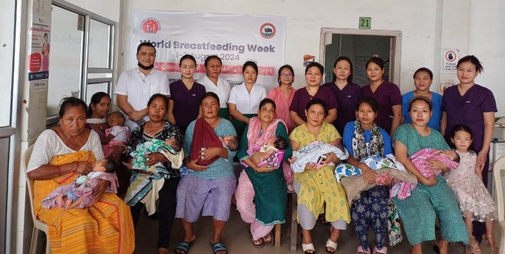 District Hospital, Dimapur organised World Breastfeeding Week 2024 at Paediatric OPD on August 1.
